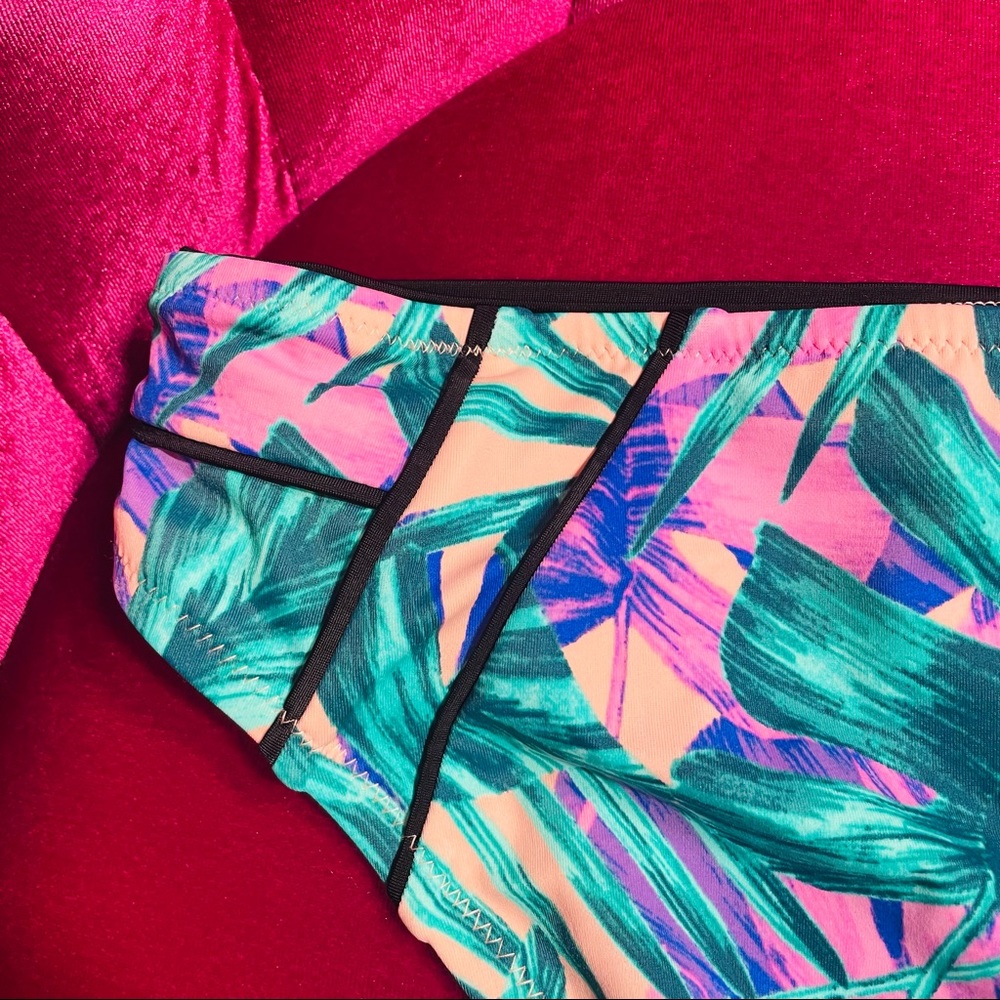 Shade & Shore Botanical Bikini Bottom Only NWOT XL - Picture 8 of 15